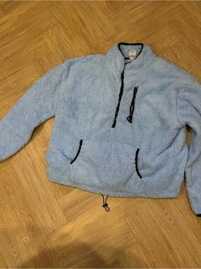 No Boundaries Light Blue Teddy Jacket size XXXL Blue color